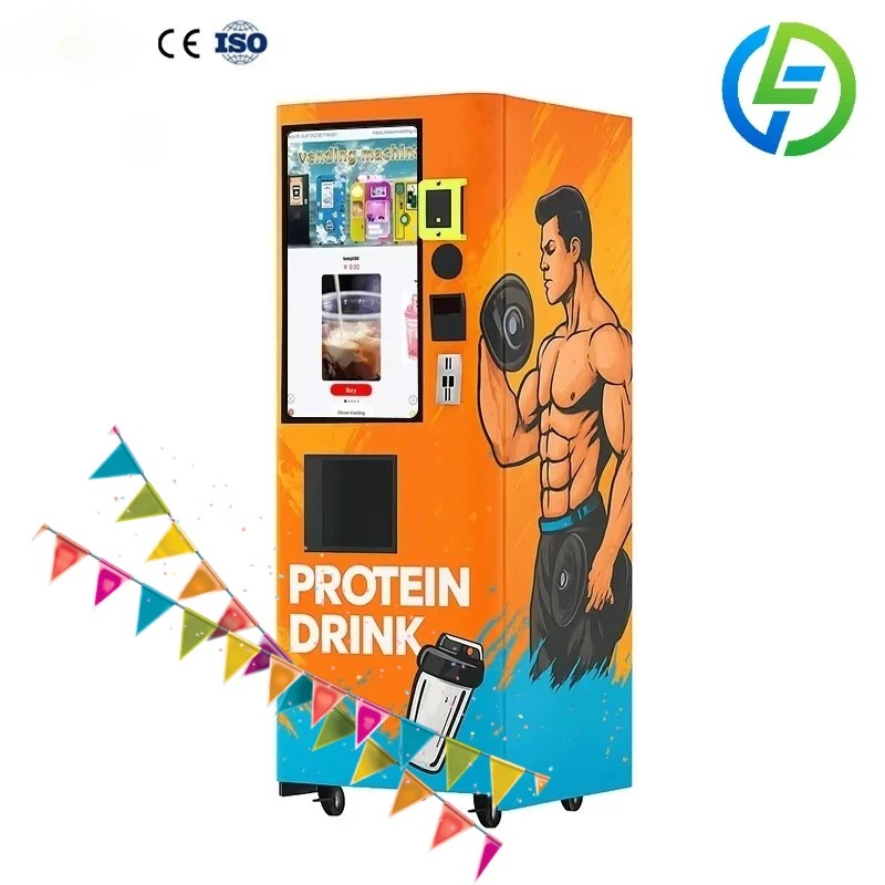 Nutrition In Fitness - Customized Automatic Protein Shake Vending Machine