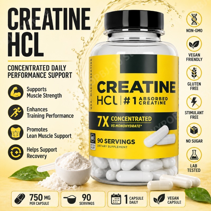 Creatine HCl 750mg 90 Capsules - Nutrition In Fitness recension och pris