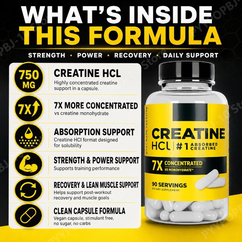 Creatine HCl 750mg 90 Capsules - Nutrition In Fitness recension och pris