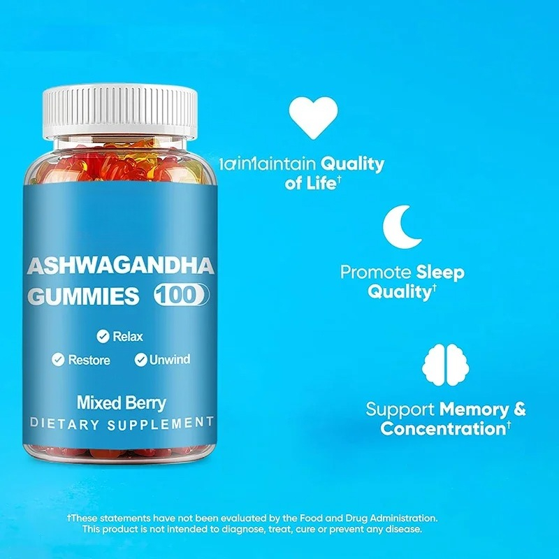 Ashwagandha Gummies - Relieve  - Ashwagandha Extract Root recension och pris