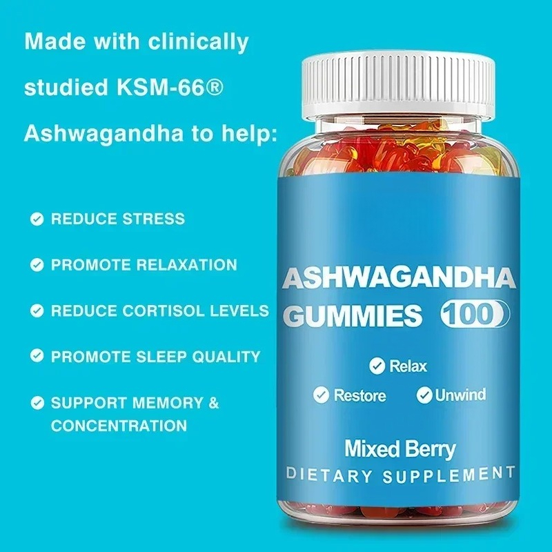 Ashwagandha Gummies - Relieve  - Ashwagandha Extract Root recension och pris
