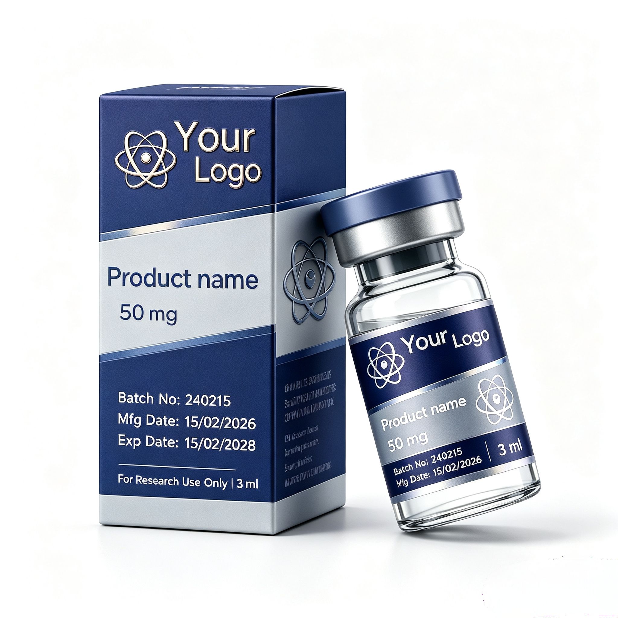 Custom Peptide Vial Waterproof - Nutrition In Fitness recension och pris