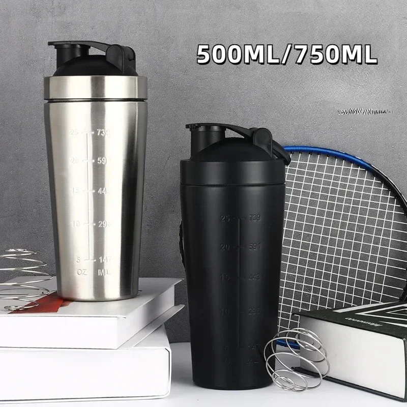 Stainless Steel Protein Shaker - Nutrition In Fitness recension och pris