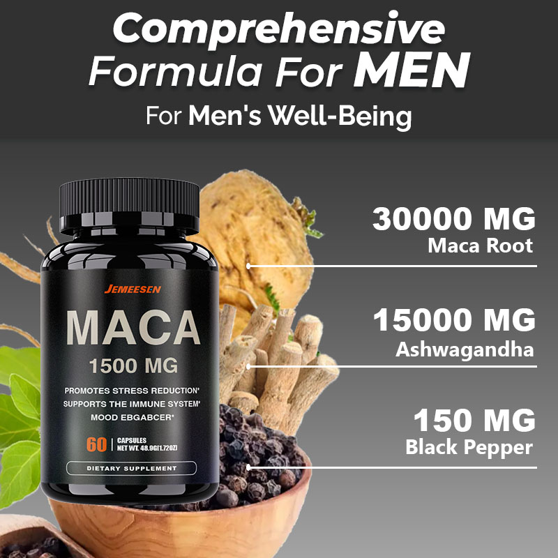 JEMEESEN - Organic Maca Root P - Ashwagandha Extract Root recension och pris