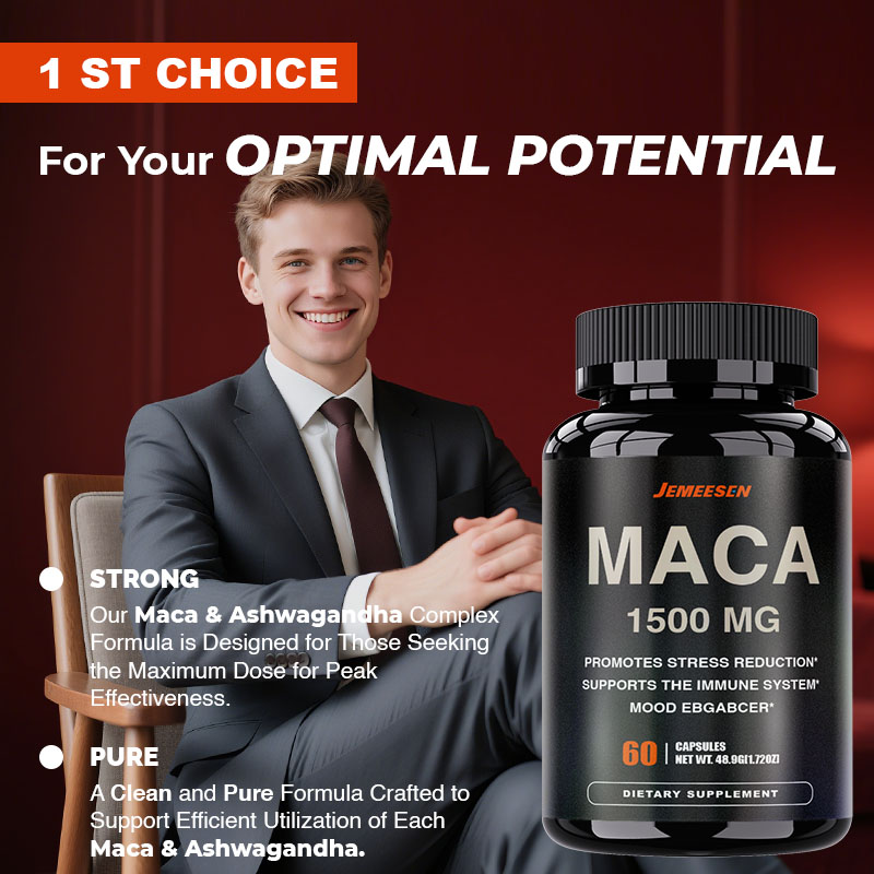 JEMEESEN - Organic Maca Root P - Ashwagandha Extract Root recension och pris