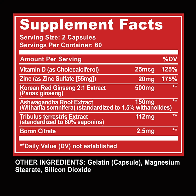 Muscle Builder for Men 30+ - B - Ashwagandha Extract Root recension och pris