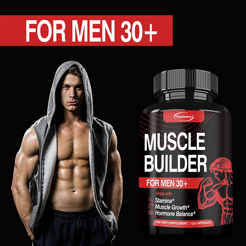 Muscle Builder for Men 30+ - B - Ashwagandha Extract Root recension och pris