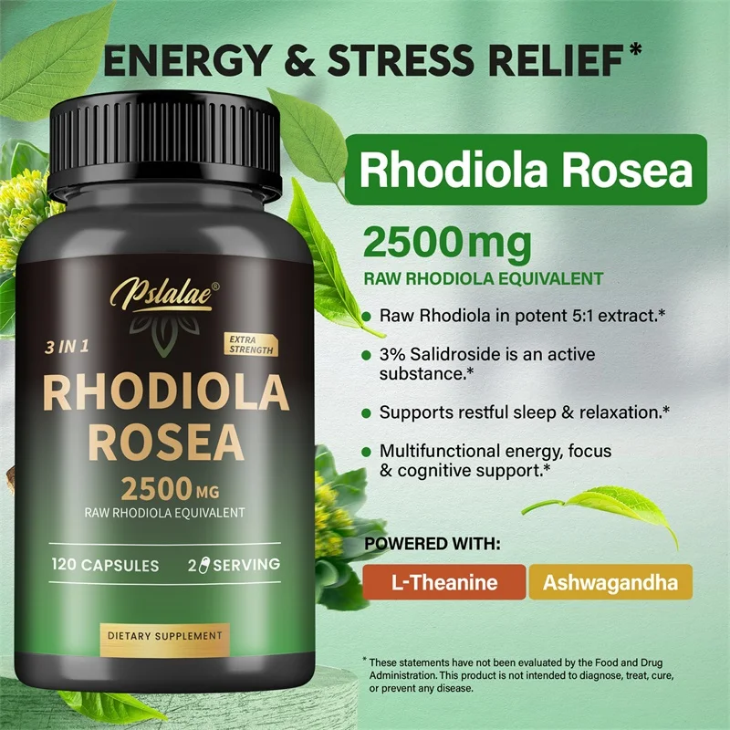 Rhodiola Rosea Max Supplement  - Ashwagandha Extract Root recension och pris