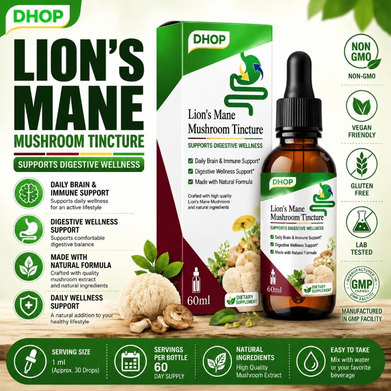 Lion’s Mane Mushroom Tincture  - Lion Mane Mushroom recension och pris