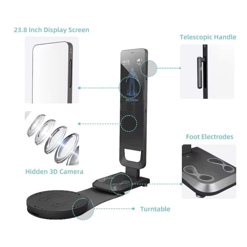 Smart Fitness Mirror Body Scan - Nutrition In Fitness recension och pris