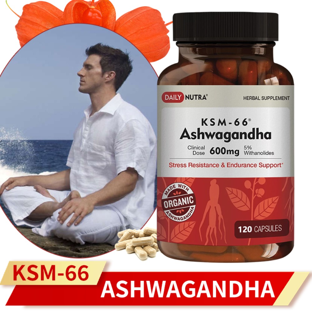 KSM-66 Ashwagandha 600mg Organ - Ashwagandha Extract Root recension och pris