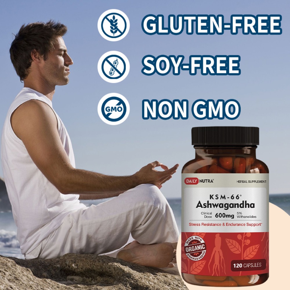 KSM-66 Ashwagandha 600mg Organ - Ashwagandha Extract Root recension och pris