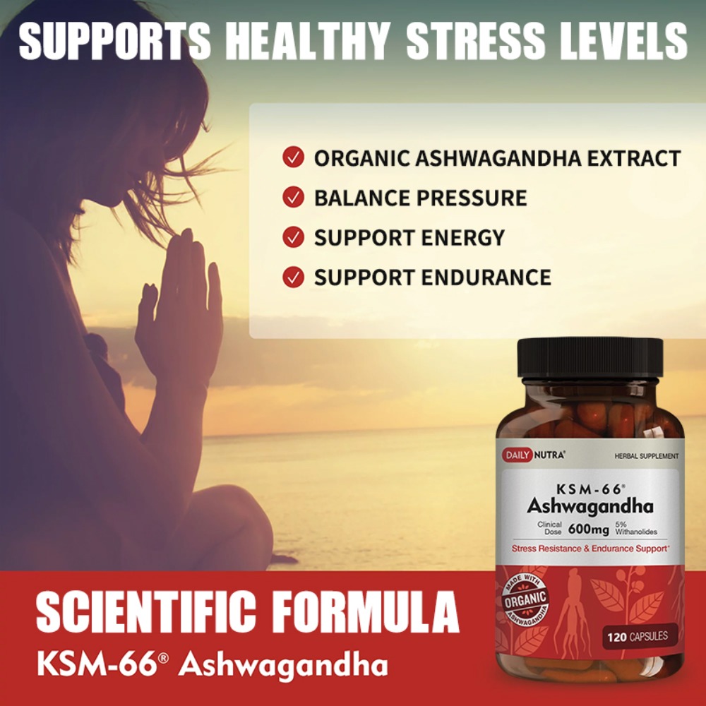 KSM-66 Ashwagandha 600mg Organ - Ashwagandha Extract Root recension och pris