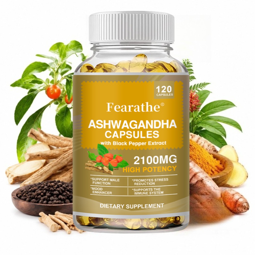 Ashwagandha 2100mg Capsules, w - Ashwagandha Extract Root recension och pris