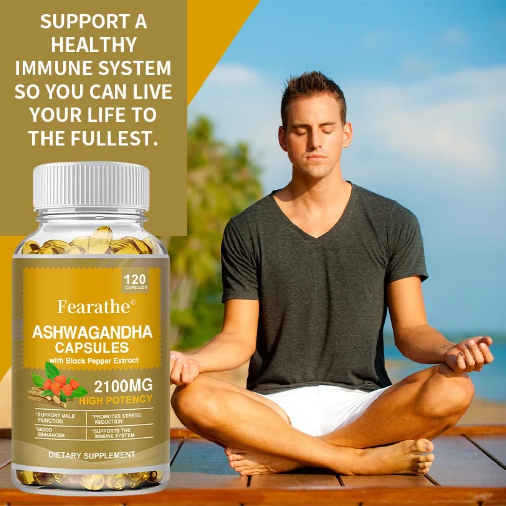 Ashwagandha 2100mg Capsules, w - Ashwagandha Extract Root recension och pris