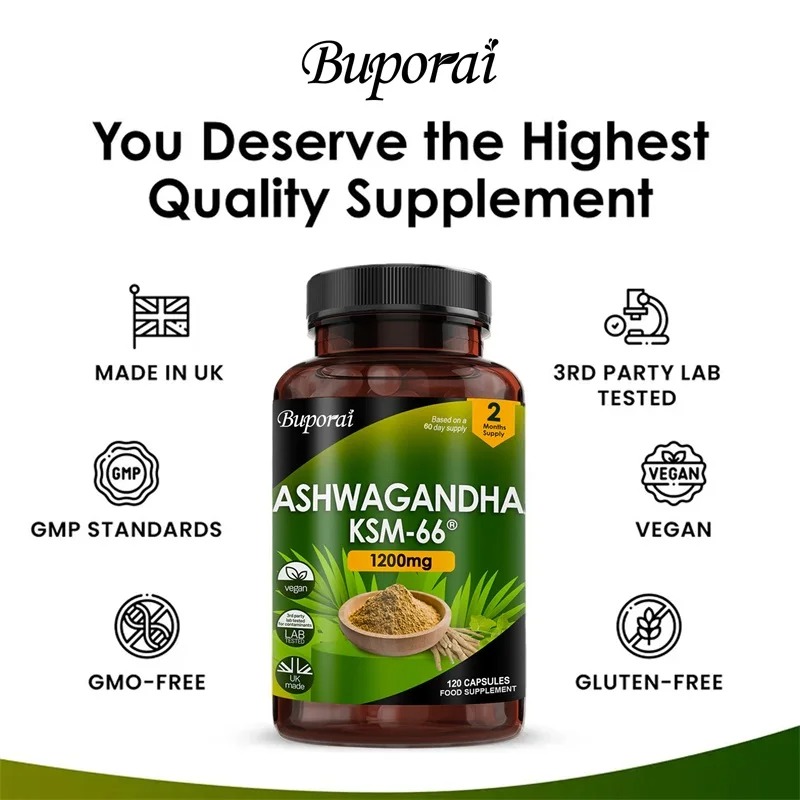 Organic KSM-66 Ashwagandha Roo - Ashwagandha Extract Root recension och pris