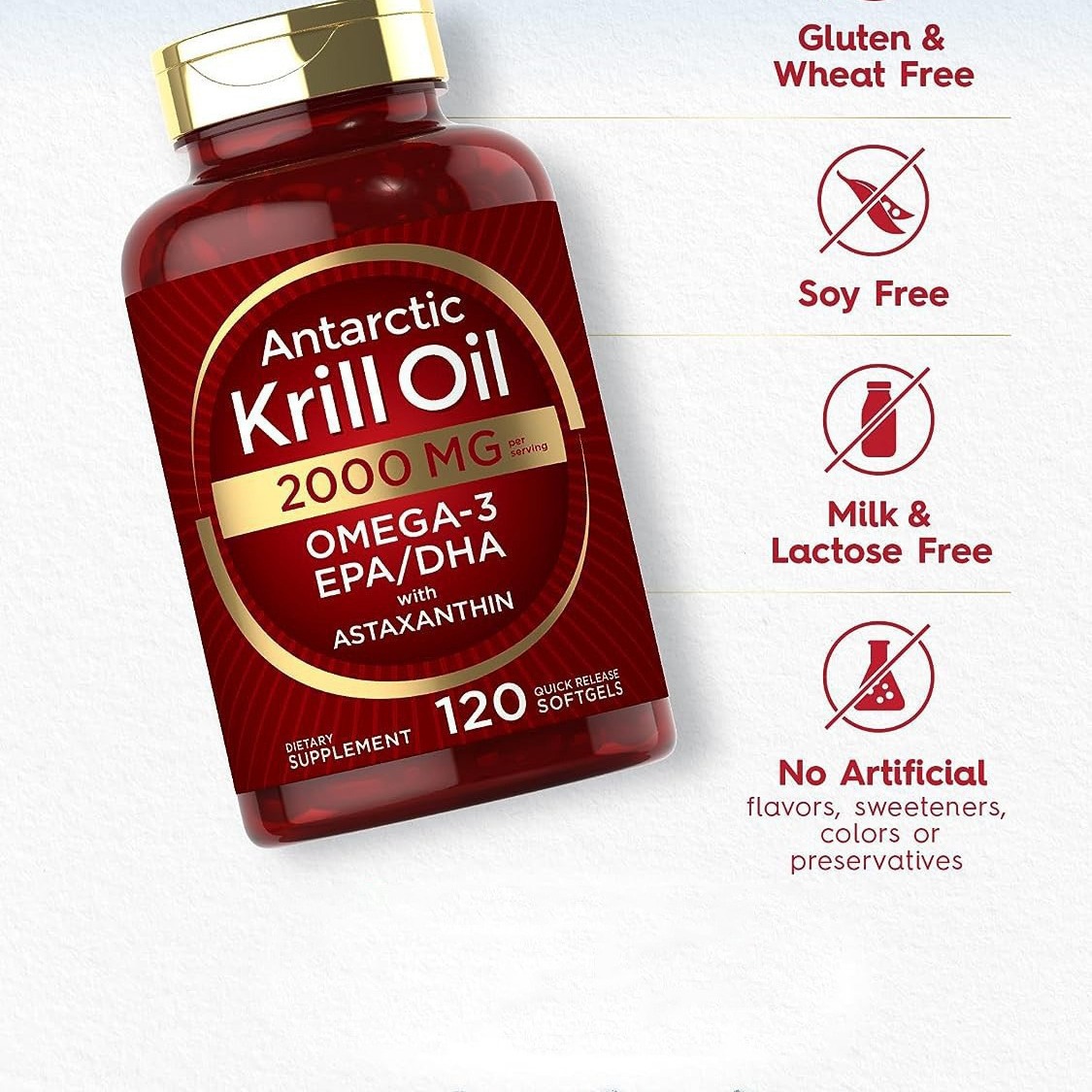 Krill oil soft capsules supple - Nutrition In Fitness recension och pris