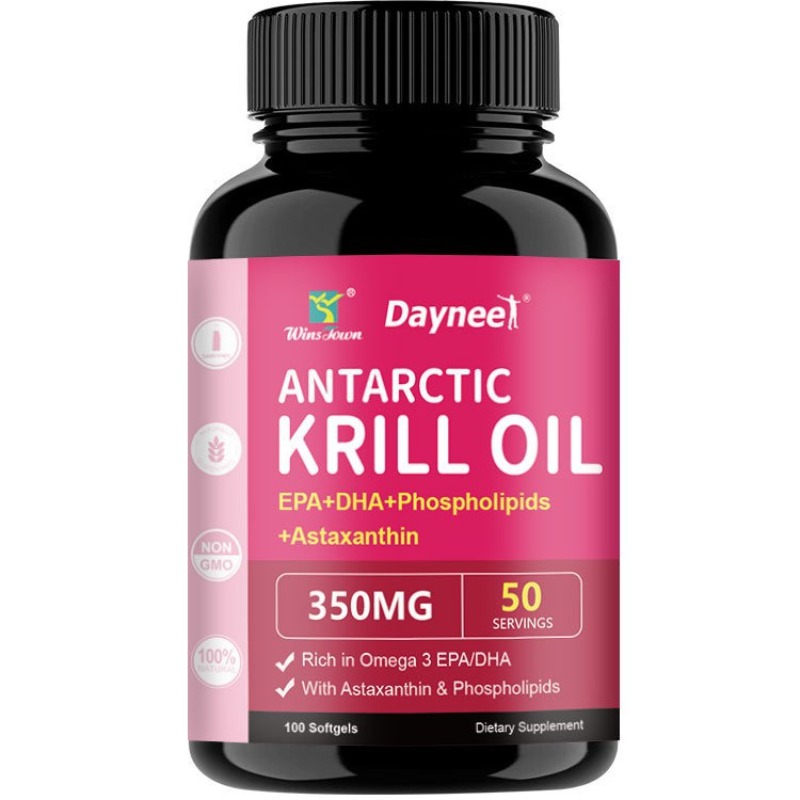 Krill oil soft capsules supple - Nutrition In Fitness recension och pris